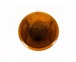 Wood bowl with Moroccan design 1950