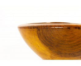 Wood bowl with Moroccan design 1950