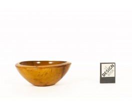 Wood bowl with Moroccan design 1950