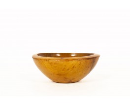 Wood bowl with Moroccan design 1950