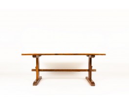 Rectangular dining table Brazilian wood 1950