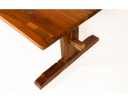 Rectangular dining table Brazilian wood 1950