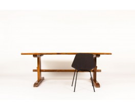 Rectangular dining table Brazilian wood 1950