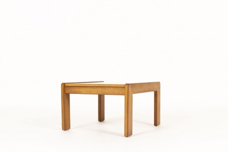 Andre Sornay coffee table small model tinted beech and grey laminate 1960