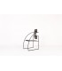 Mario Botta chair model Quinta black metal edition Alias 1985