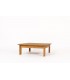 Andre Sornay square coffee table in tinted beech and laminate top 1960