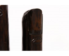 Fauteuils modèle Main en bois 1950 set de 2