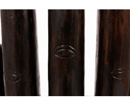 Fauteuils modèle Main en bois 1950 set de 2