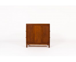 Chest of drawers in oak and brass Art Deco design 1930