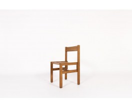 Andre Sornay chairs in tinted beech 1960