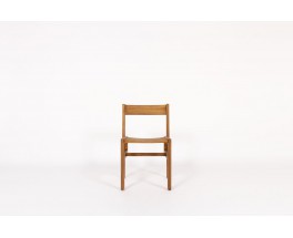 Andre Sornay chairs in tinted beech 1960