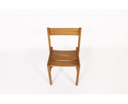 Andre Sornay chairs in tinted beech 1960