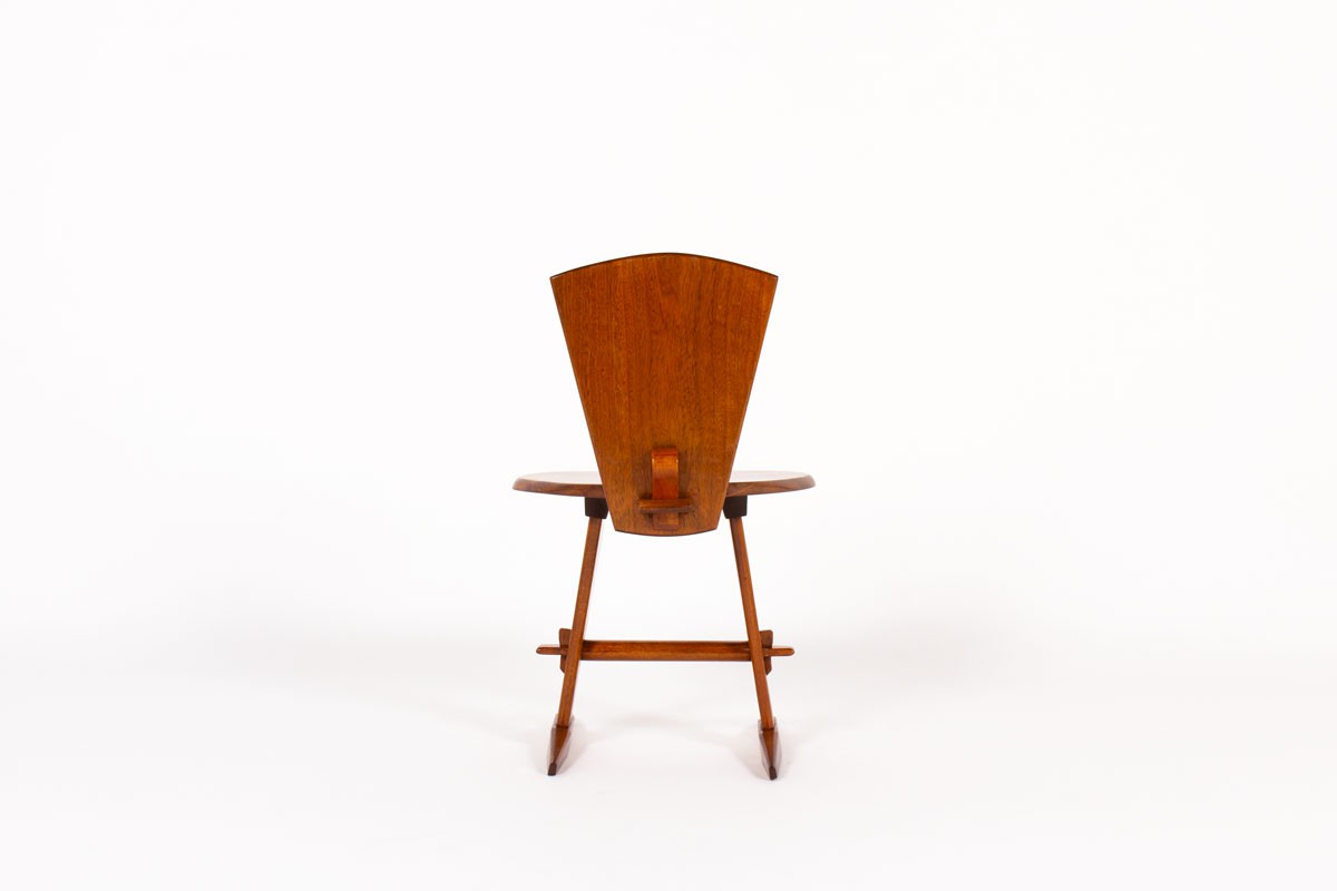 Chair in mahogany 1950