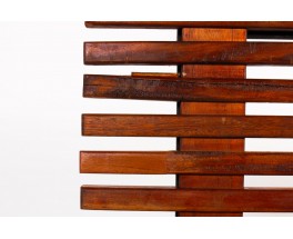 Charlotte Perriand low bench model Cansado mahogany edition Steph Simon 1960