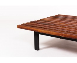 Charlotte Perriand low bench model Cansado mahogany edition Steph Simon 1960