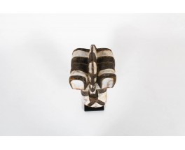 African Kifwebe Songye mask in wood Congo 1950