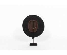 African solar mask bwa mossi in wood Burkina Faso 21th-century