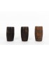 Folk Art carved wooden vases early 19th century set of 3