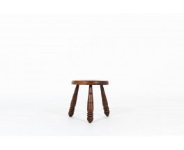 Tabouret en chêne 1950