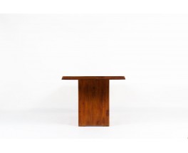 Pierre Chapo rectangular dining table model T14 in elm 1970