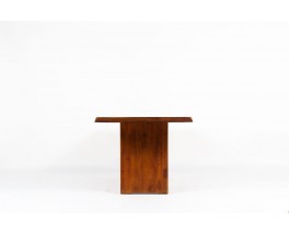 Pierre Chapo rectangular dining table model T14 in elm 1970