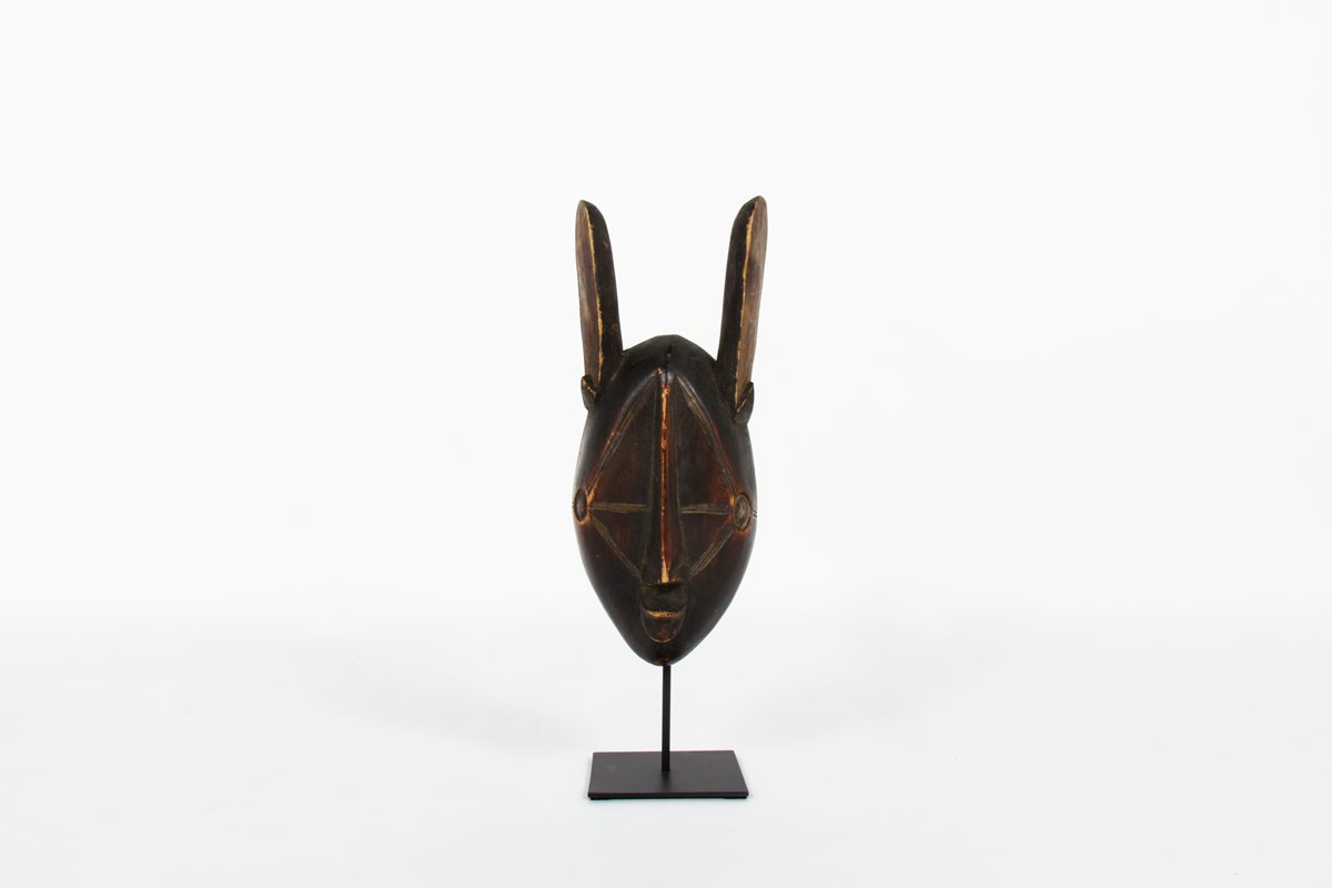 Masque décoratif Bambara lièvre XIXème