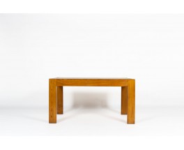 Rectangular dining table in elm edition Maison Regain 1980