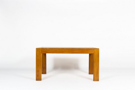 Rectangular dining table in elm edition Maison Regain 1980