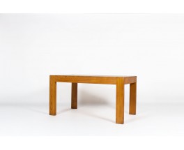 Rectangular dining table in elm edition Maison Regain 1980