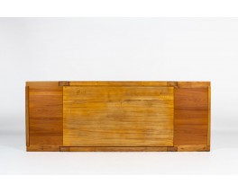 Rectangular dining table in elm edition Maison Regain 1980