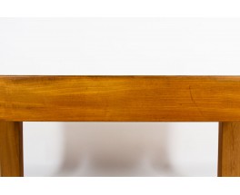 Rectangular dining table in elm edition Maison Regain 1980