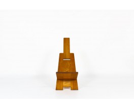 Alain Gaubert armchair in oak 1980