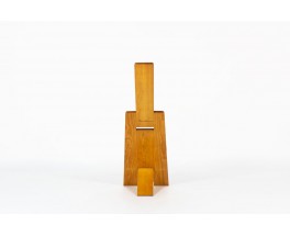 Alain Gaubert armchair in oak 1980