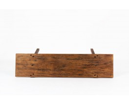 Console en sapin design brutaliste 1950