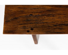 Console en sapin design brutaliste 1950