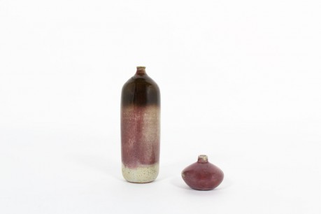 Set of vases in ceramic Didier Hoft Contemporary set of 2
