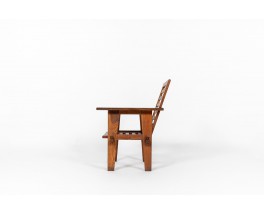 Armchair in oak reconstruction design 1950