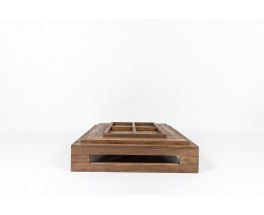 Coffee table large model in tinted beech 1950