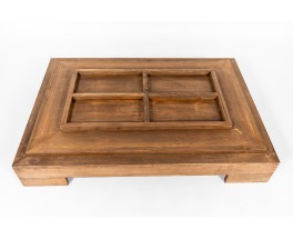 Coffee table large model in tinted beech 1950