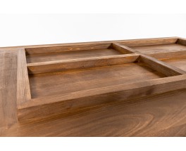 Coffee table large model in tinted beech 1950