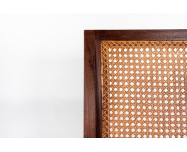 Armchair in teak and caned 1950