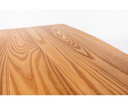 Coffee table free form in elm 1980