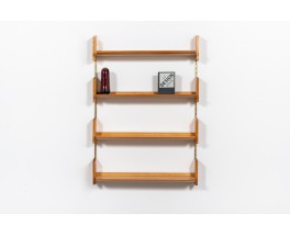 Dieter Reinhold shelf units model 192 in beech edition WK Mobel 1980 set of 4