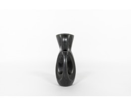 Pitcher in black matte ceramic 1950