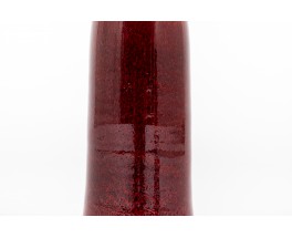 Vase en céramique rouge 1960