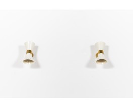 Wall lights in brass and butterfly diffusers Italian contemporary design set of 2