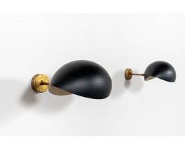 Appliques en laiton et métal modèle Oeil design contemporain italien set de 2