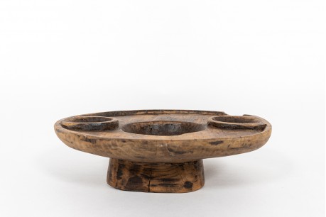 Monoxyl cup in wood African design 1950