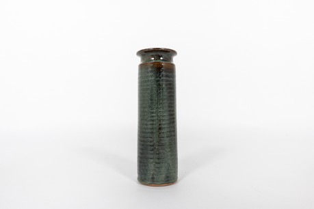 Vase in ceramic green large model 1950