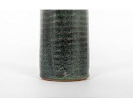 Vase in ceramic green large model 1950